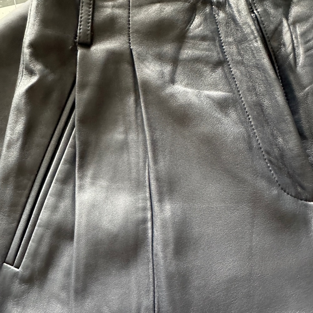 Veda pleated leather pants - Picture 3 of 9
